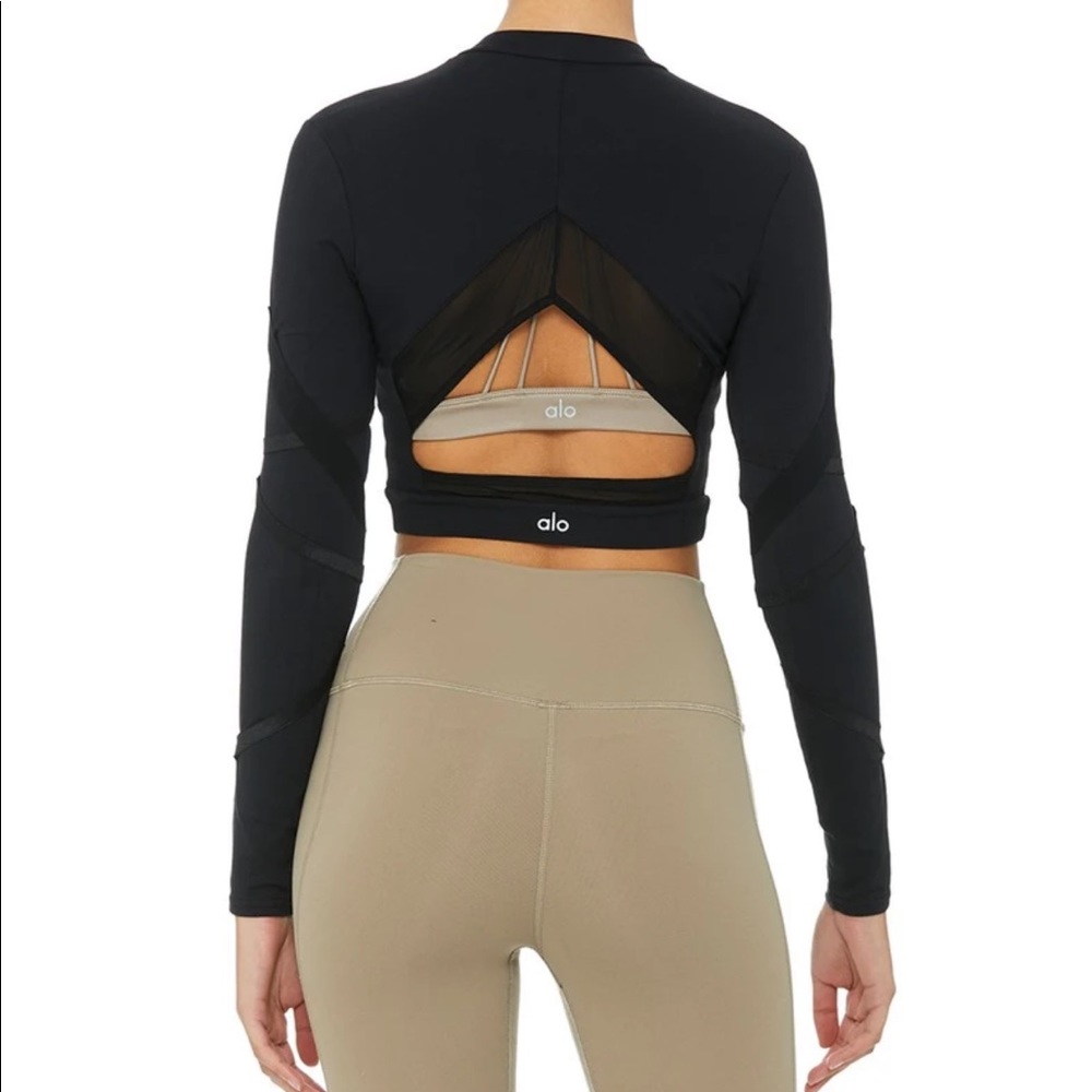 ALO NWT Bandage Long Sleeve Top